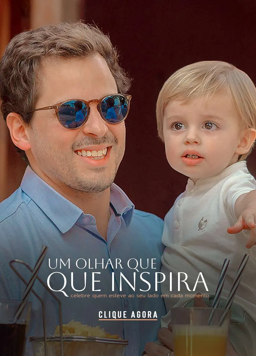 Banner banner de um homem e uma criança loira cabelo liso com óculos de sol 