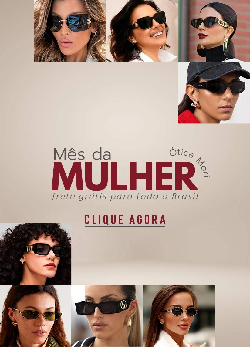 Banner Banner de várias mulheres dia da mulher óculos de sol