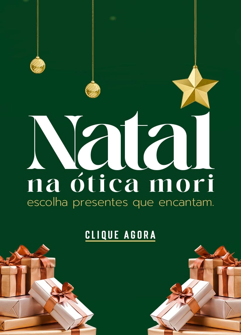 Banner Banner de óculos para presentes de natal.