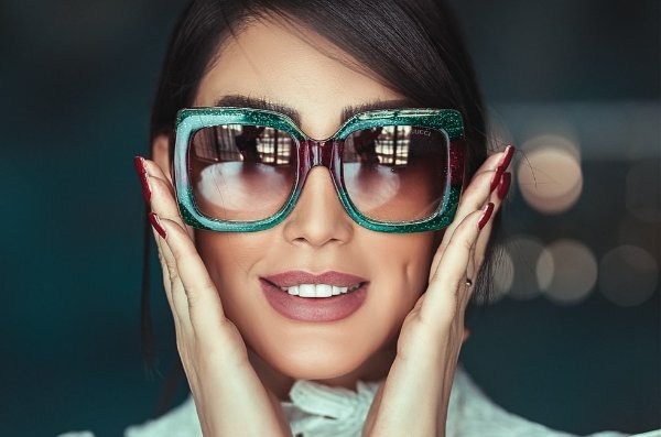 Óculos de sol quadrado oversized