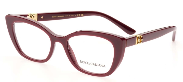 Óculos de Grau Dolce & Gabbana 3398 3091 Produto Óculos de Grau Dolce & Gabbana 3398 3091