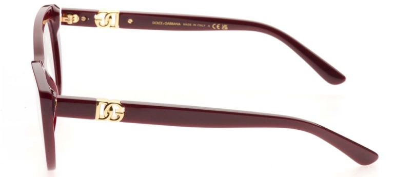 Óculos de Grau Dolce & Gabbana 3398 3091 Produto Óculos de Grau Dolce & Gabbana 3398 3091