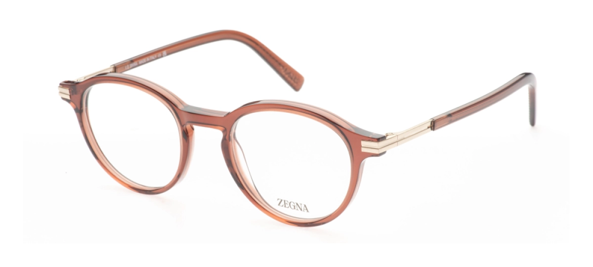 sakado　トゥモローランド　Ermenegildo Zegna 50 Óculos de Sol ERMENEGILDO ZEGNA EZ0229 47V Acetato Marrom com