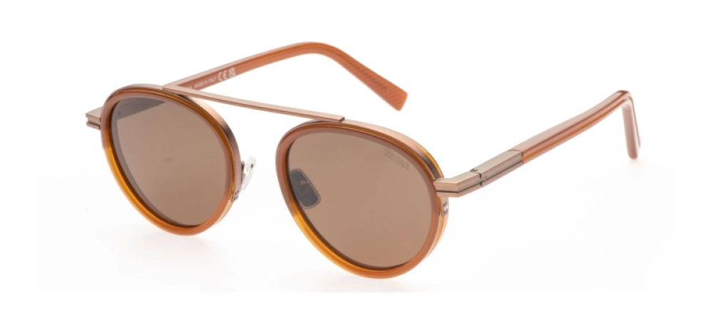 メガネ・老眼鏡 Fishing For Scale Bullet Frames Óculos de Sol Ermenegildo Zegna 0242 45E | Ótica Mori