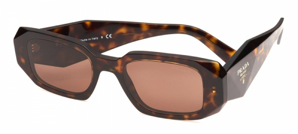 Prada Óculos de Sol Tortoise Quadrado 17WS 2AU-8C1 | Ótica Mori
