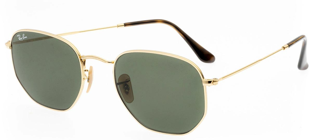 Óculos de Sol Ray Ban Hexagonal Metal 3548-NL 001 da Ótica Mori