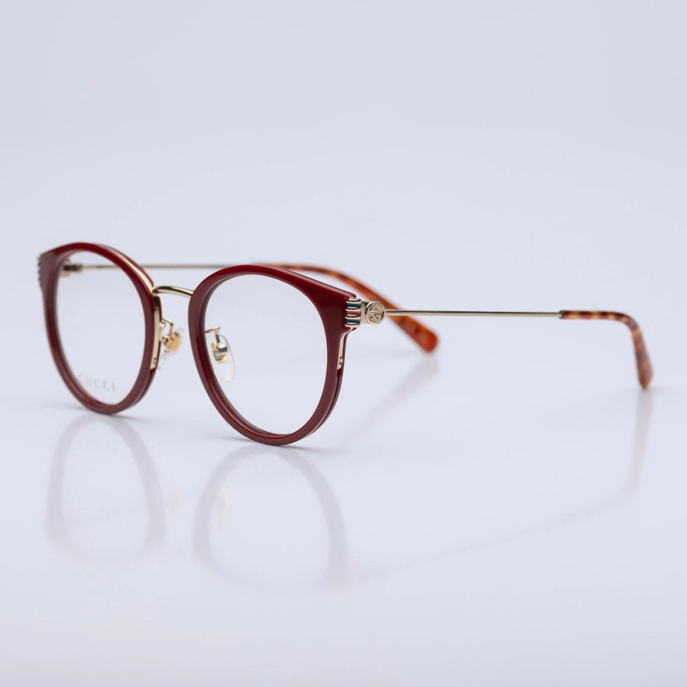 GUCCI 花柄エングレービング 二面鏡 Óculos de Grau Gucci 1885 OA 003 | Ótica Mori