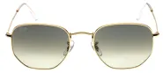 Óculos de Sol Ray Ban HEXAGONAL METAL 3548 N 001/BH Óculos de Sol Ray Ban HEXAGONAL METAL 3548 N 001/BH